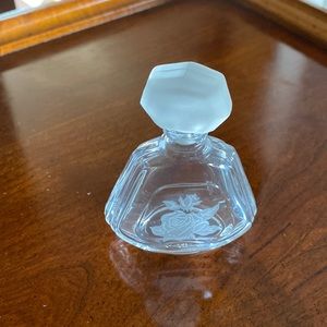 Crystal perfume bottle made in france